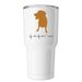 Live Love Rescue - Tumbler, a White Insulated Tumbler