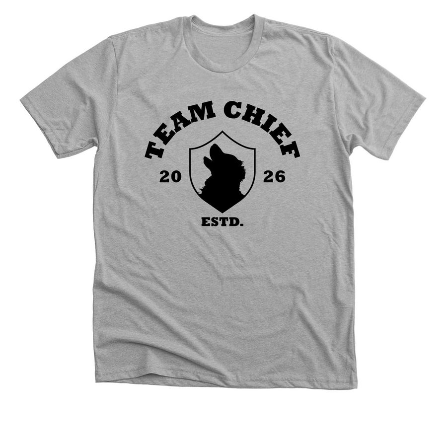 Team Chief Shirts, a Athletic Heather Premium Unisex Tee