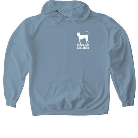 10th Anniversary Fundraiser, a Stone Blue Gildan Softstyle Pullover Hoodie