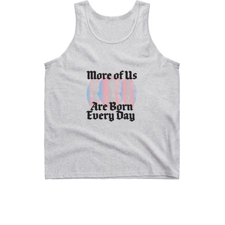 More of Us Are Born Everyday - Baby Heads 2, a Sport Grey Classic Unisex Tank Top