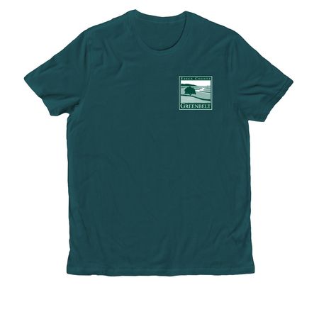 Greenbelt Retro Collection, a Deep Sea Green Allmade Organic Cotton Unisex Tee
