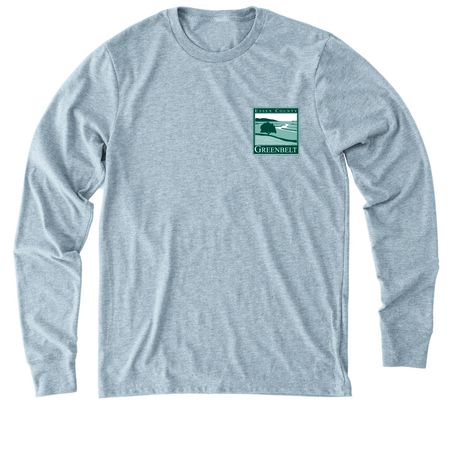 Greenbelt Retro Collection, a I Like You Blue Allmade Eco Triblend Long Sleeve Tee
