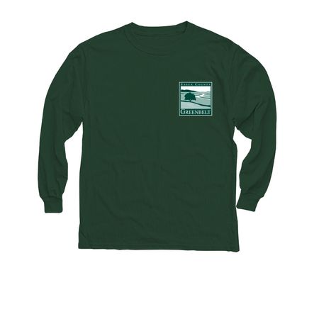 Greenbelt Retro Collection, a Forest Green Youth Long Sleeve Tee
