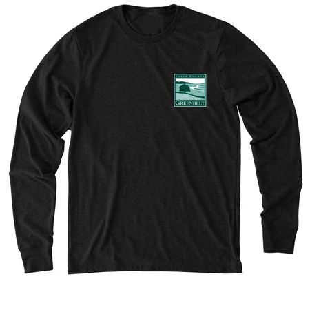 Greenbelt Retro Collection, a Space Black Allmade Eco Triblend Long Sleeve Tee