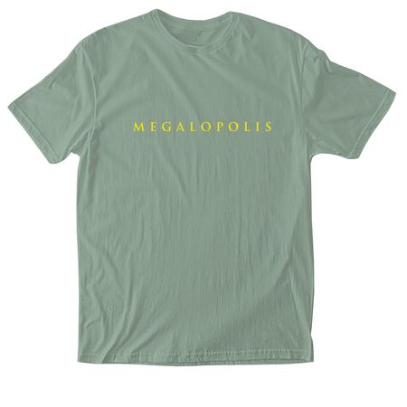 Megalopolis T-shirt, a Sage Softstyle Cotton Tee