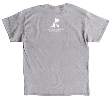 LCHS Snip Snip Hooray! Shirt, a Sport Grey Classic Unisex Tee (back-view)