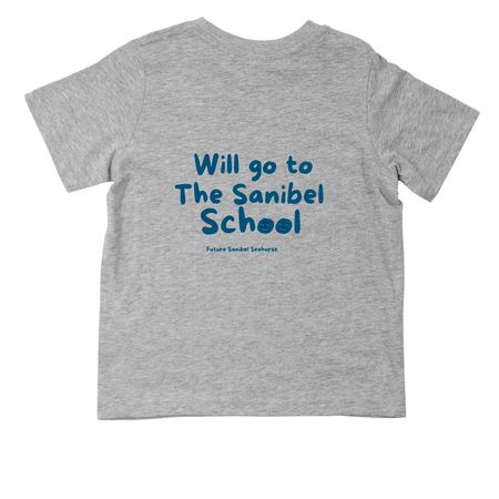 Toddler Cool Kids, a Heather Toddler Tee (back-view)
