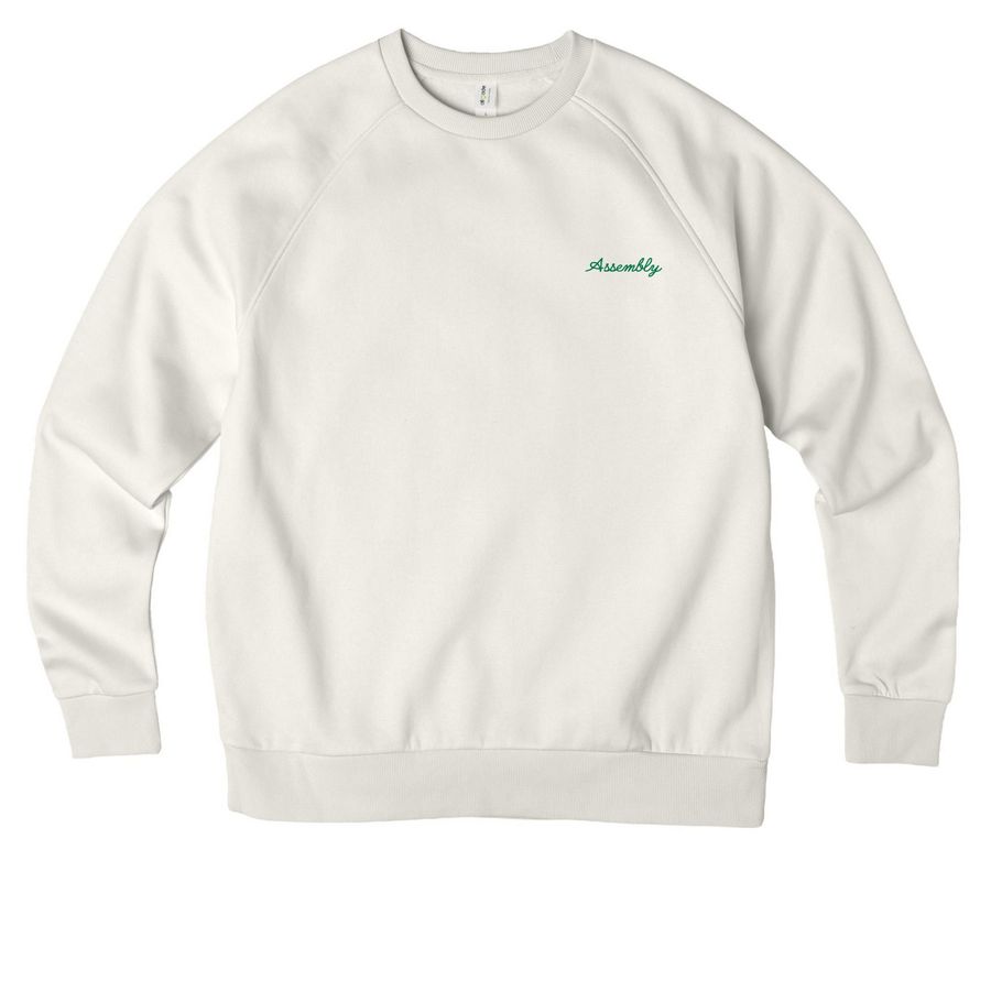 Questions&nbsp;, a White Sand Allmade Organic CVC Crewneck Sweatshirt