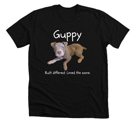 Guppy, a Solid Black Blend Premium Unisex Tee