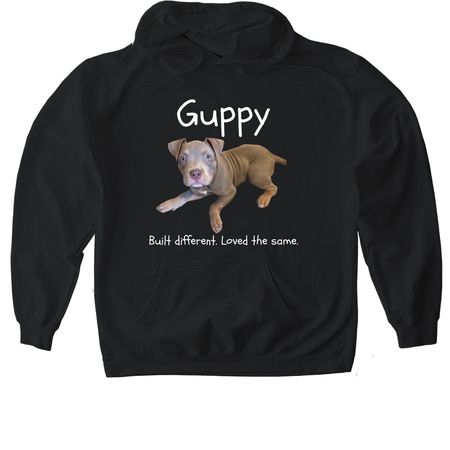 Guppy, a Black Gildan Softstyle Pullover Hoodie