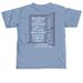 Open Doors, a Washed Denim Comfort Colors Unisex Tee (back-view)