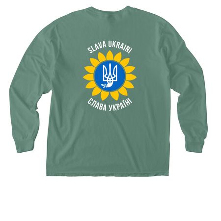 Pocket Tees, a Light Green Comfort Colors Long Sleeve Pocket Tee