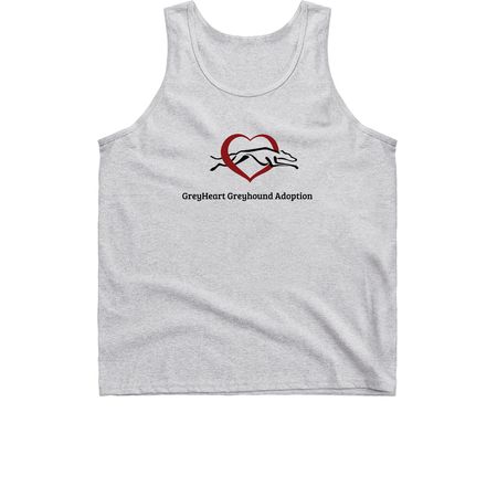 GreyHeart Greyhound Adoption, a Sport Grey Classic Unisex Tank Top