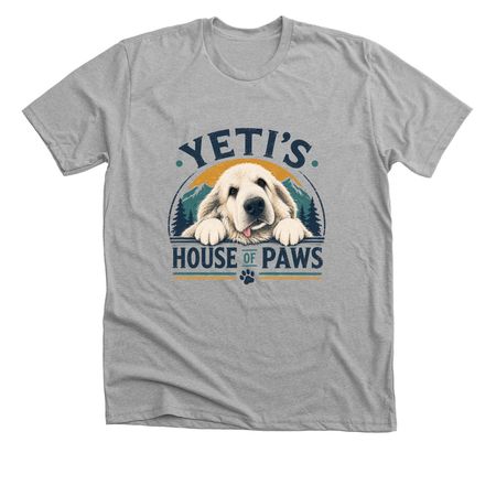 The Yeti, a Athletic Heather Premium Unisex Tee