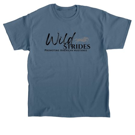 Wild Strides, a Indigo Blue Classic Unisex Tee