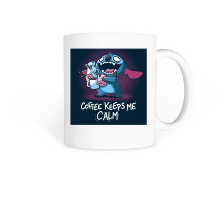 Stitch coffee&nbsp;, a White Coffee Mug