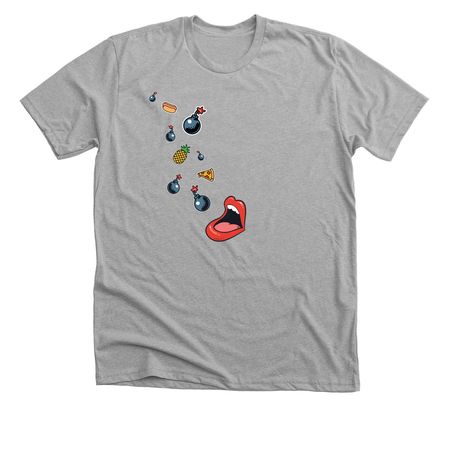 Flavor Bomb T-Shirt, a Athletic Heather Premium Unisex Tee