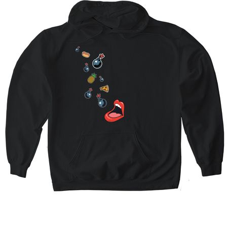 Flavor Bomb T-Shirt, a Black Gildan Softstyle Pullover Hoodie