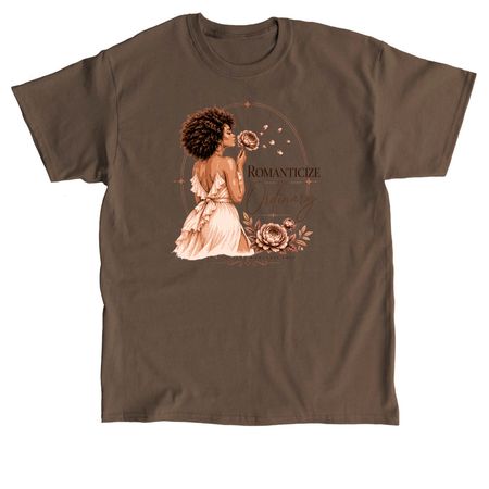 Romanticize the Ordinary 2.0, a Dark Chocolate Classic Unisex Tee