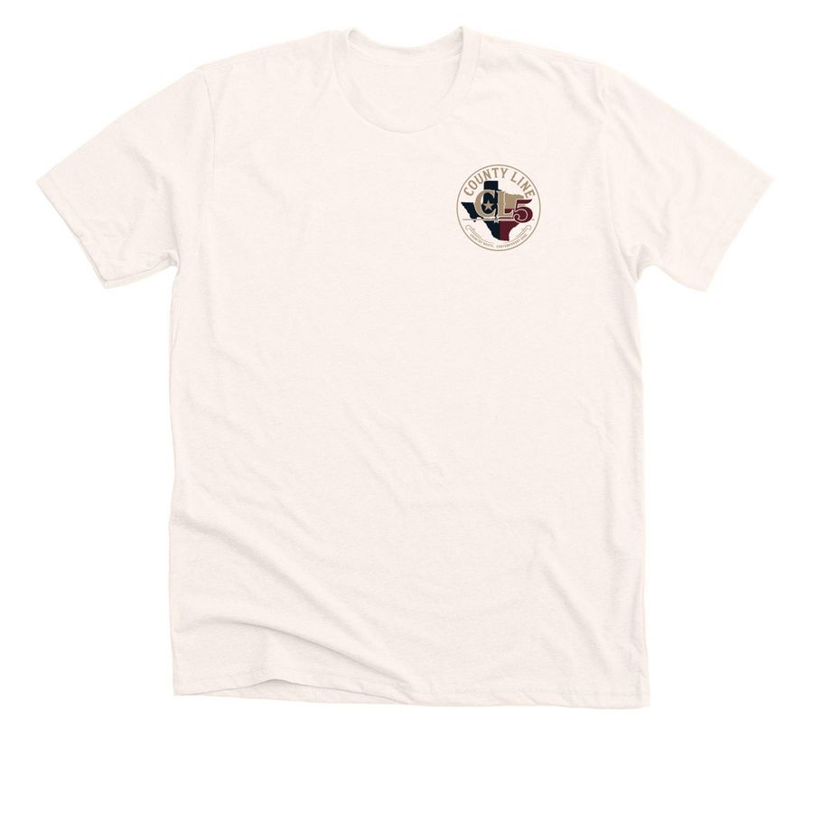 County Line 5 Nationals Shirt, a Heather Natural Premium Unisex Tee