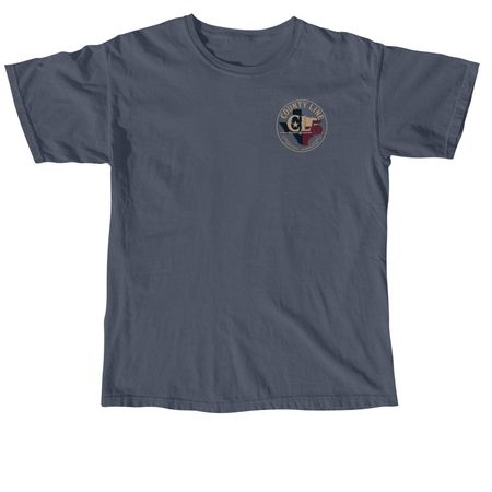 County Line 5 Nationals Shirt, a Denim Comfort Colors Unisex Tee