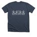 Tent Line, a Heather Midnight Navy Premium Unisex Tee
