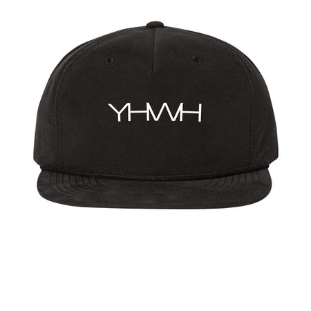 YHWY, a Black Printed Umpqua Snapback Cap
