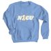 Chicago Marathon NICU Merch, a Carolina Blue Crewneck Sweatshirt