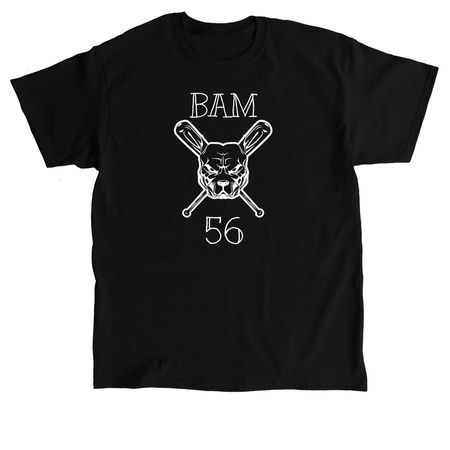Bam 56, a Black Classic Unisex Tee