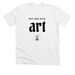 There's Always Time for Art, a Solid White Blend Premium Unisex Tee