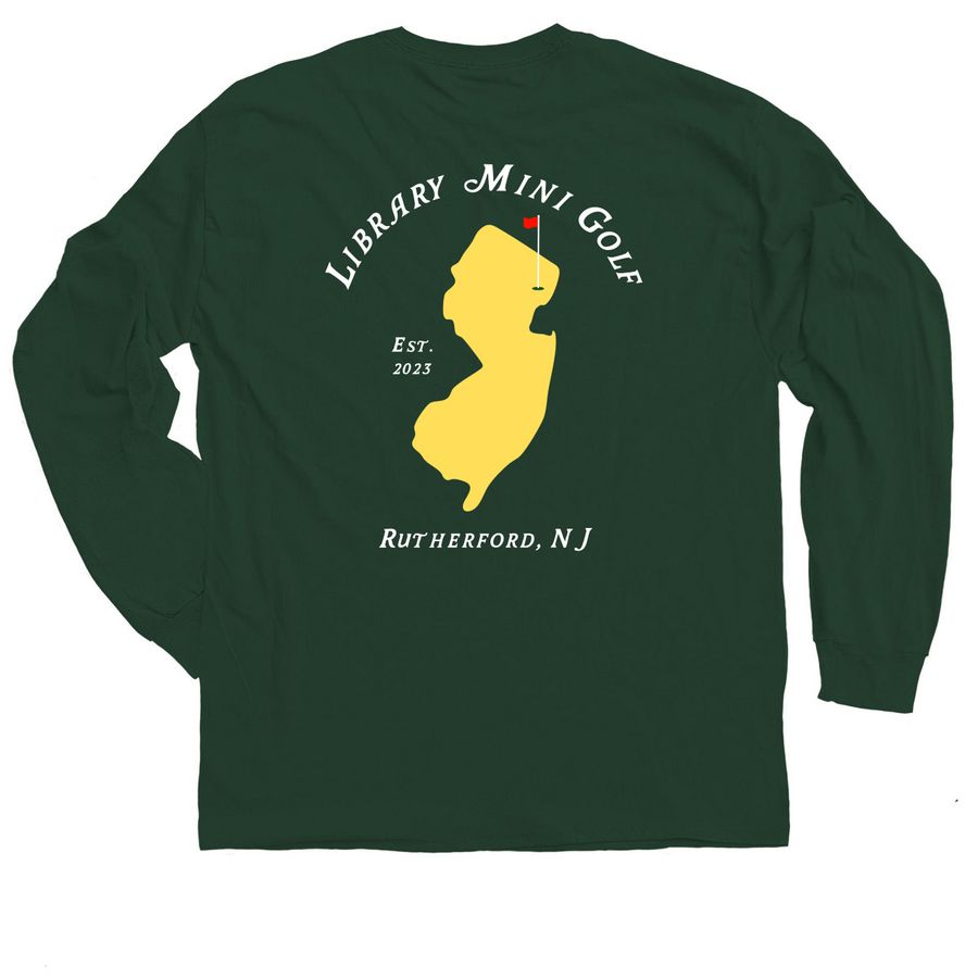 The Mini Golf Masters, a Forest Green Classic Long Sleeve Tee