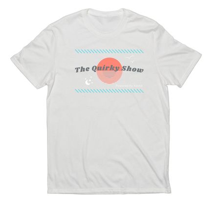 'The Quirky Show' Summer Tee, a Fairly White Allmade Eco Triblend Unisex Tee