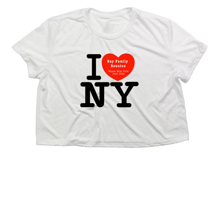 Fixed Two-Sided Light Shirts (8 options), a White Women?s Flowy Cropped Tee