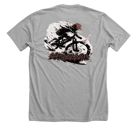 Camisetas jsbrevoluxon&nbsp;, a Athletic Heather Premium Unisex Tee (back-view)