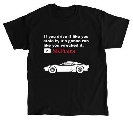 SKPcars Wreck it shirt, a Black Classic Unisex Tee