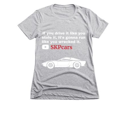 SKPcars Wreck it shirt, a Dark Heather Grey Women's Slim Fit Tee