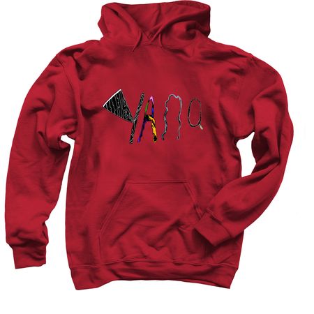 YANA - May 2026, a Cardinal Red Pullover Hoodie