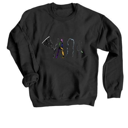 YANA - May 2026, a Black Crewneck Sweatshirt