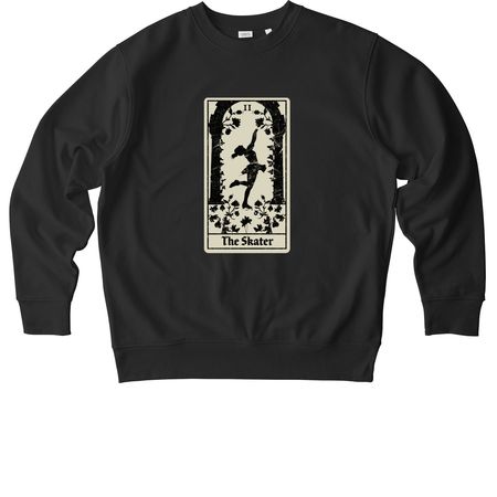 The Figure Skater Tarot, a Black Stanley/Stella Unisex Changer 2.0 Crewneck Sweatshirt