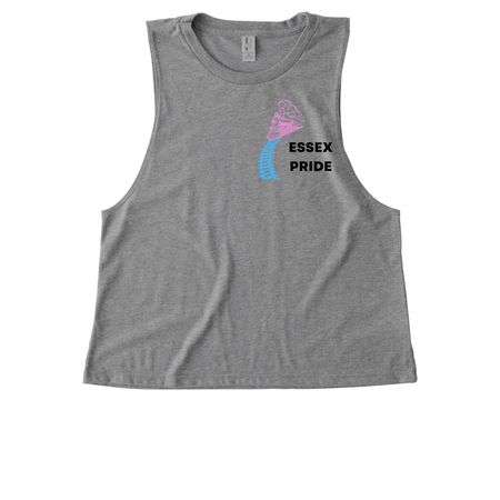 Trans Train 2.0, a Aluminum Grey Allmade Eco Triblend Women?s Muscle Tank