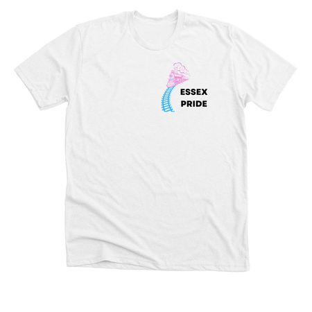 Trans Train 2.0, a Solid White Blend Premium Unisex Tee