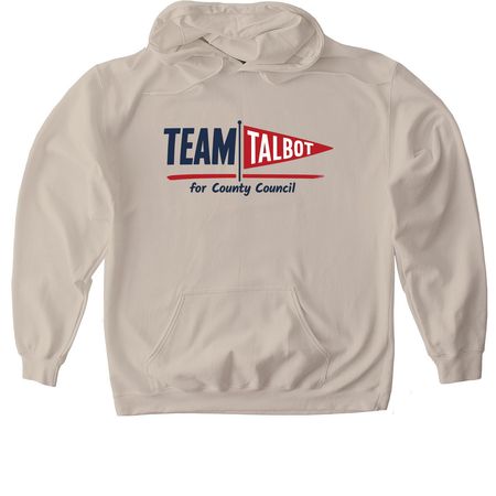 Team Talbot!, a Sand Gildan Softstyle Pullover Hoodie