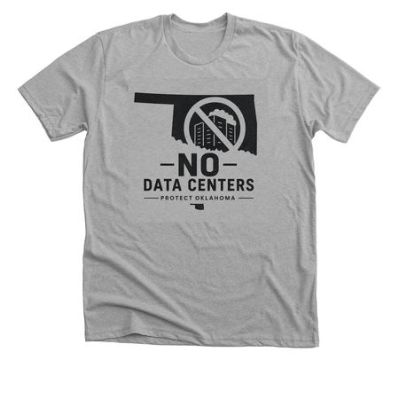 Data Center awareness, a Athletic Heather Premium Unisex Tee