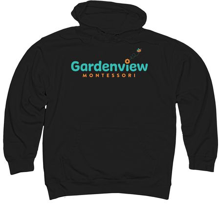 Gardenview Swag, a Black Midweight Pullover Hoodie