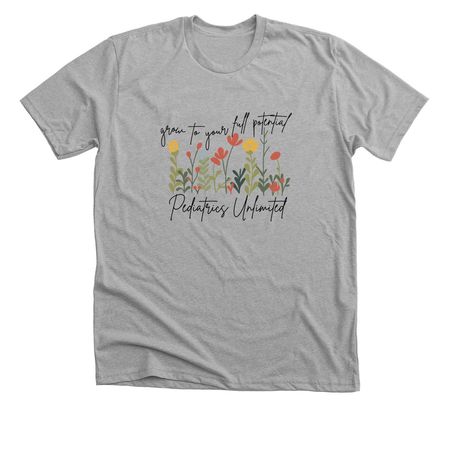 Grow To Your Full Potential, a Athletic Heather Premium Unisex Tee