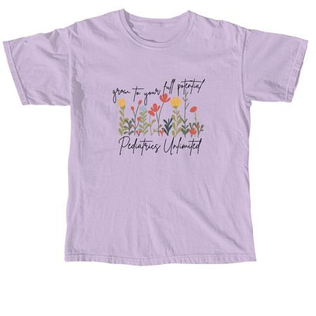 Grow To Your Full Potential, a Orchid Comfort Colors Unisex Tee