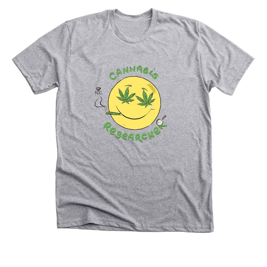 Canna Researcher, a Athletic Heather Premium Unisex Tee