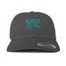 Knit for Food, a Dark Gray Printed Classic Baseball Cap