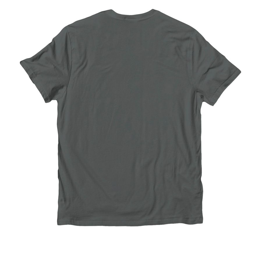 WMY Tops Collection, a Terrain Grey Allmade Organic Cotton Unisex Tee (back-view)