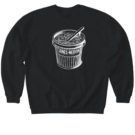 Jones Mervin Family Reunion, a Black Softstyle Crewneck Sweatshirt